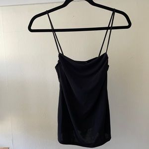 Zara Black Cami Cowl Neck